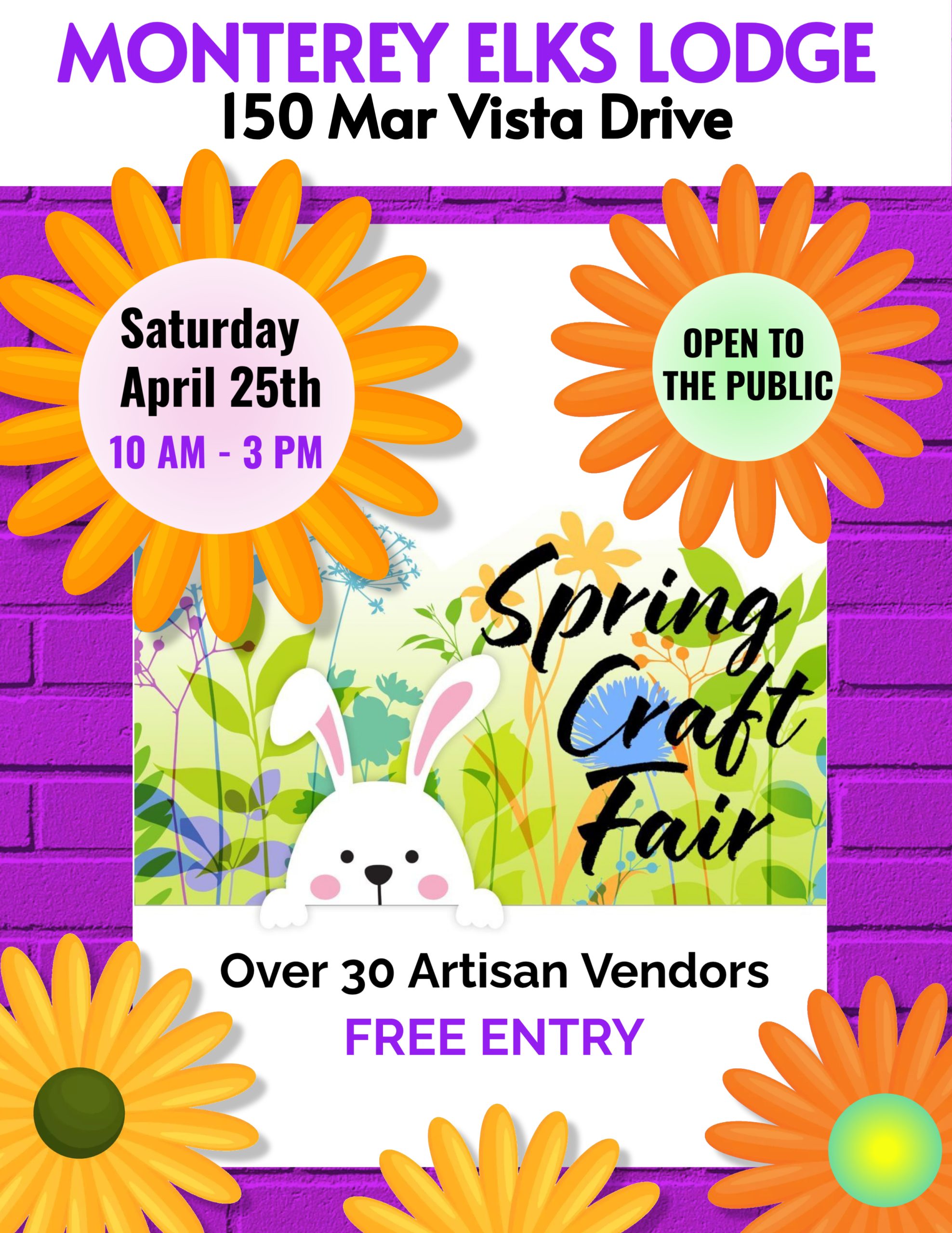 Spring Craft Fair April 25 2026