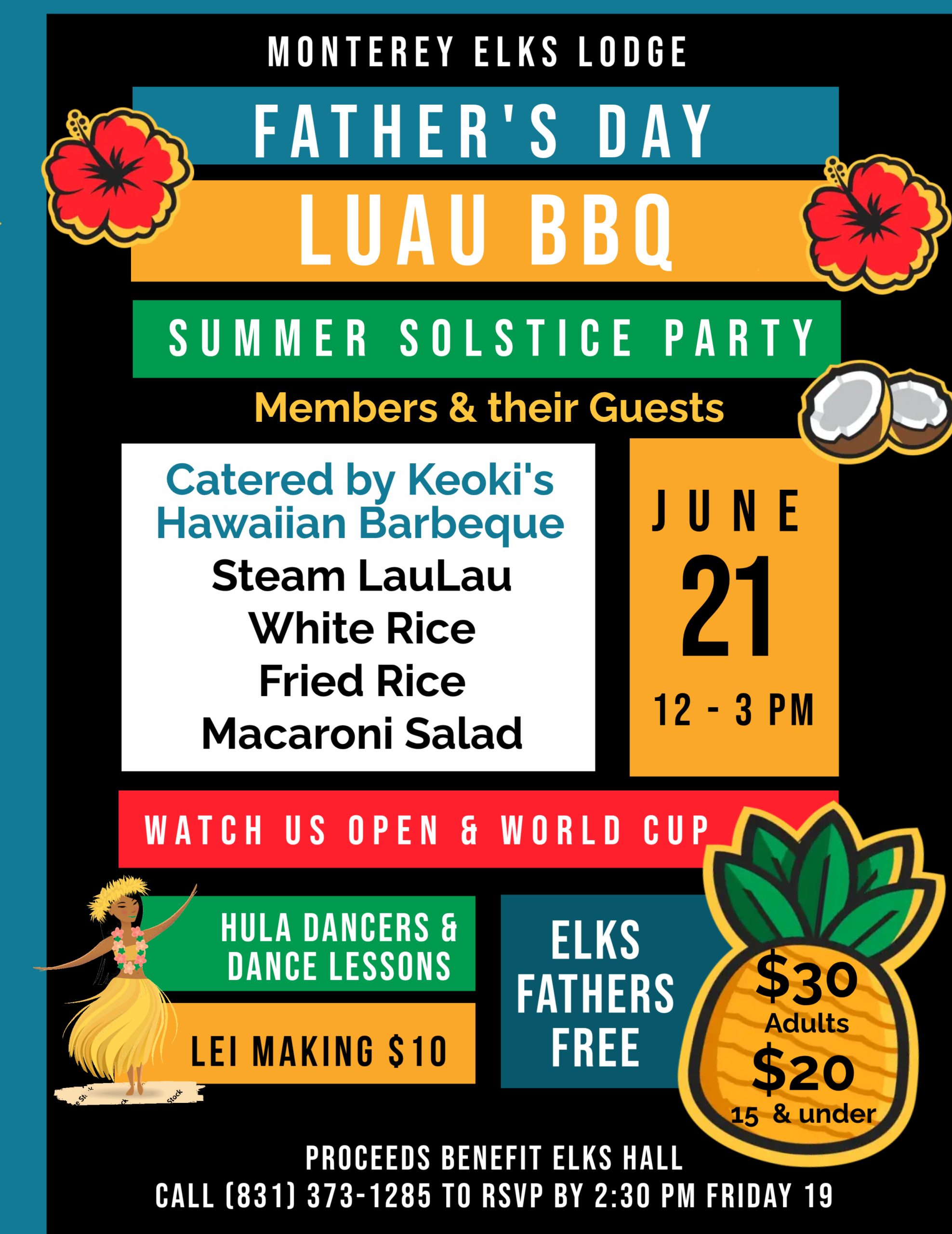 Fathers Day BBQ June 21 2026