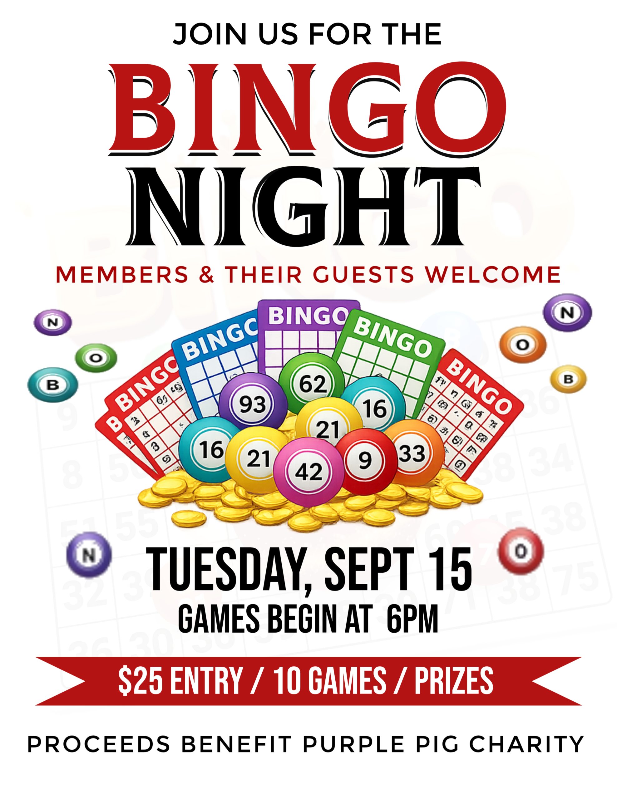 Bingo Sept 15 2026 Flyer