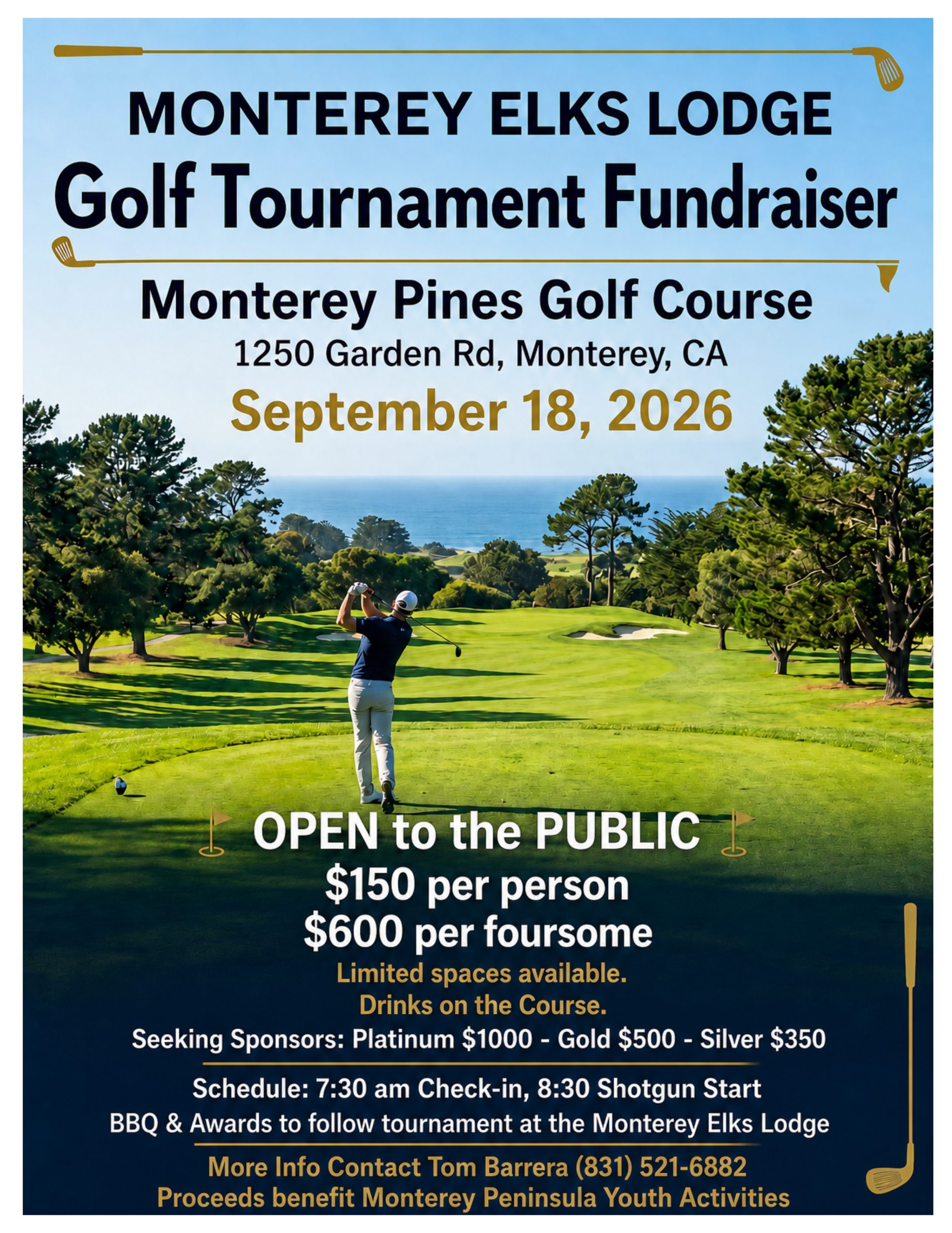 Golf Tournament Sept 18 2026